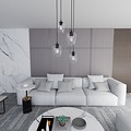 Emibig Emibig ISTAR 4 BL PREMIUM TRANSPARENT - Lampe suspendue moderne pour tous les espaces