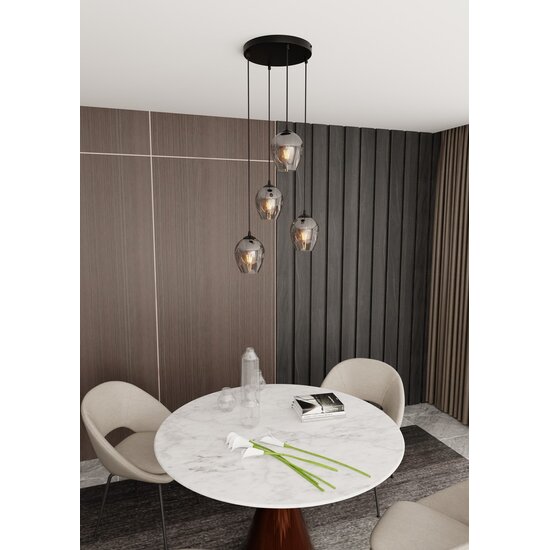 Emibig Emibig ISTAR 4 BL PREMIUM GRAFIT - Modern pendant lamp for stylish lighting