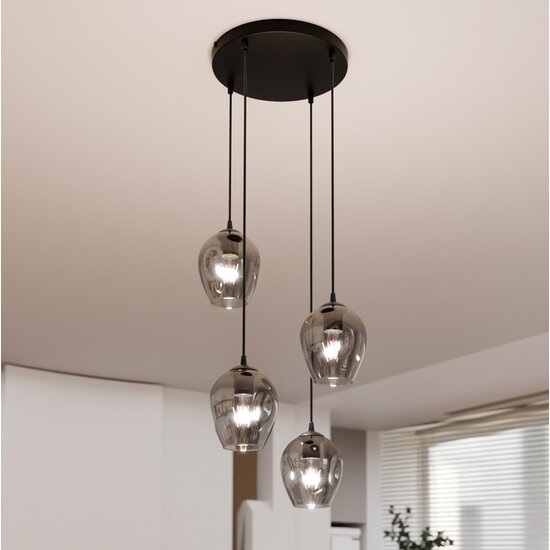 Emibig Emibig ISTAR 4 BL PREMIUM GRAFIT - Lampe suspendue moderne pour un éclairage élégant