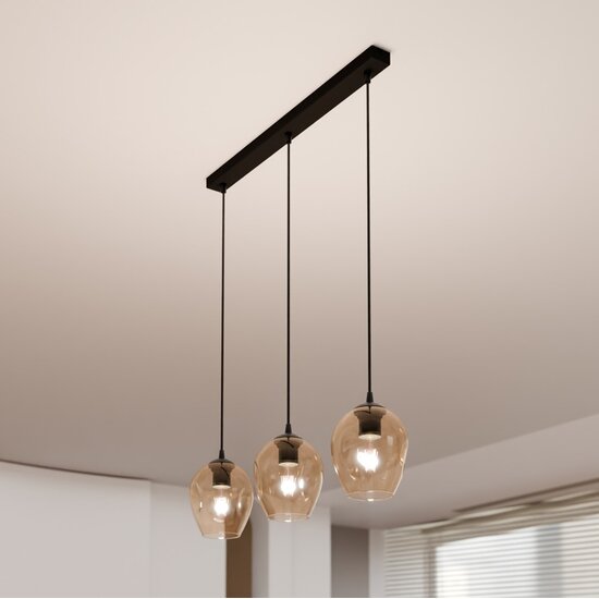 Emibig Emibig ISTAR 3 BL MIODOWY - Lámpara colgante moderna para una iluminación elegante