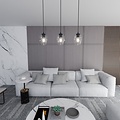 Emibig Emibig ISTAR 3 BL TRANSPARENT - Modern pendant lamp for any space