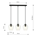 Emibig Emibig ISTAR 3 BL TRANSPARENT - Lámpara colgante moderna para cualquier espacio