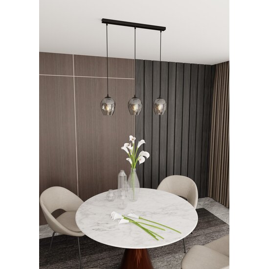 Emibig Emibig ISTAR 3 BL GRAFIT - Moderne hanglamp voor sfeervolle verlichting
