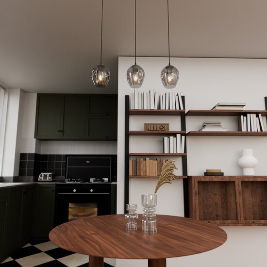 Emibig Emibig ISTAR 3 BL GRAFIT - Modern pendant lamp for stylish lighting