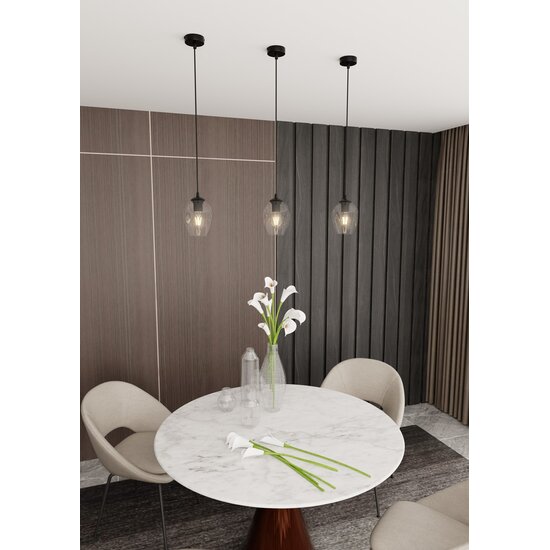 Emibig Emibig ISTAR 1 BL TRANSPARENT - Lampe suspendue moderne pour tous les espaces