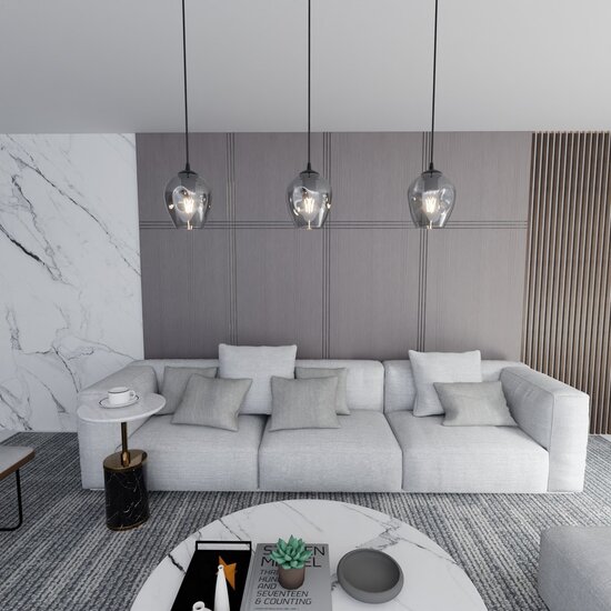 Emibig Emibig ISTAR 1 BL GRAFIT - Moderne hanglamp voor sfeervolle verlichting
