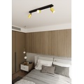 Emibig Emibig ZEN 3 BLACK - Lámpara de techo moderna para interiores elegantes