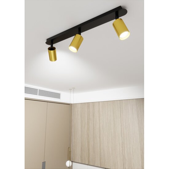 Emibig Emibig ZEN 3 BLACK - Lampe de plafond moderne pour intérieurs élégants