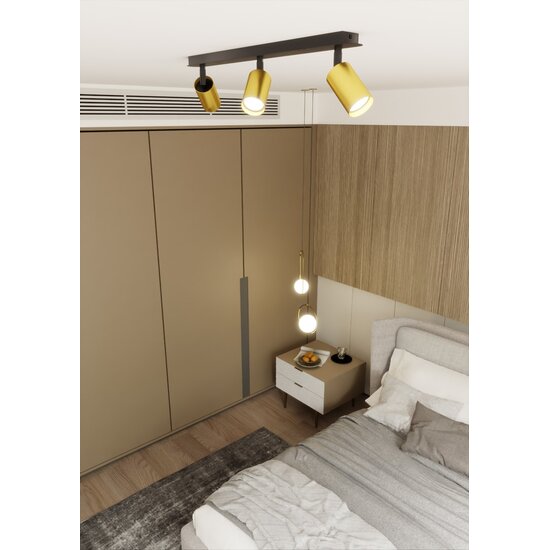 Emibig Emibig ZEN 3 BLACK - Modern ceiling lamp for stylish interiors