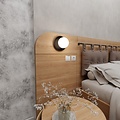 Emibig Emibig MINERVA K1 BLACK - Lámpara de pared moderna para una iluminación elegante
