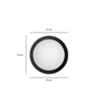Emibig Emibig MINERVA K1 BLACK - Moderne Wandlampe für stilvolle Beleuchtung