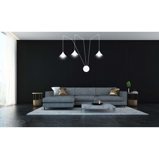 Emibig Emibig ABRAMO 3 WHITE - Skandinavische Pendelleuchte für einen modernen Look
