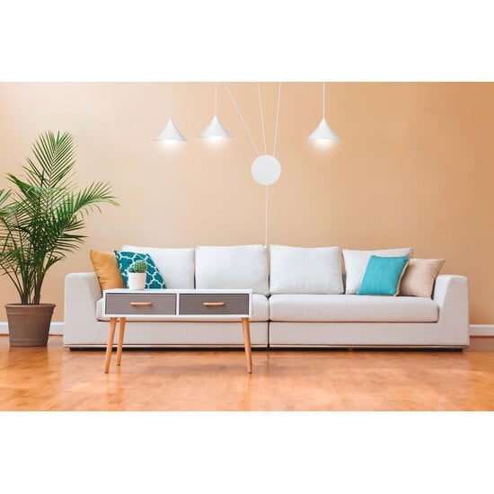 Emibig Emibig ABRAMO 3 WHITE - Skandinavische Pendelleuchte für einen modernen Look