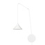 Emibig Emibig ABRAMO 1 WHITE - Scandinavian pendant lamp for a modern look