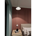 Emibig Emibig ABRAMO 1 WHITE - Scandinavian pendant lamp for a modern look