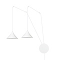 Emibig Emibig ABRAMO 2 WHITE - Lampe suspendue scandinave pour une touche moderne
