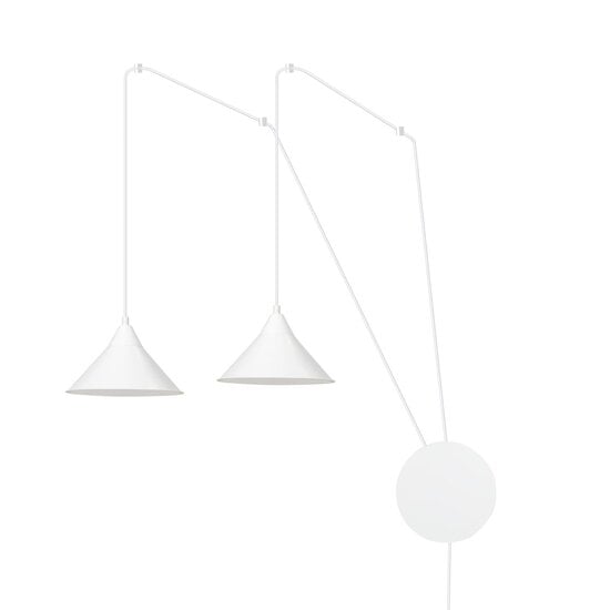 Emibig Emibig ABRAMO 2 WHITE - Skandinavische Pendelleuchte für einen modernen Look