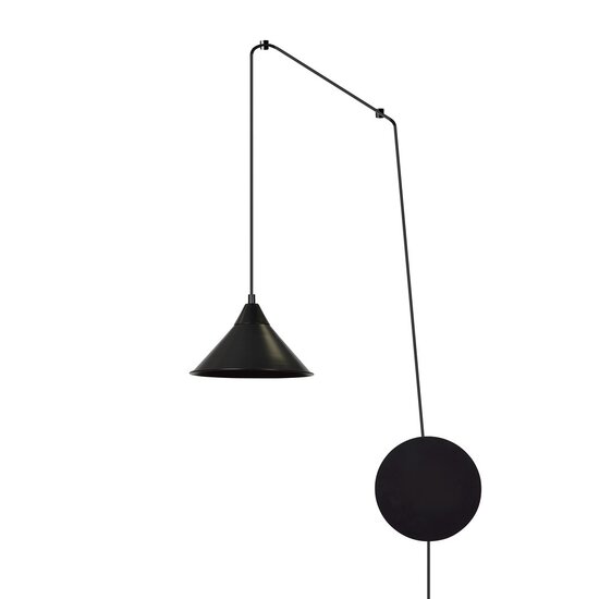 Emibig Emibig ABRAMO 1 BLACK - Scandinavian pendant lamp for any space