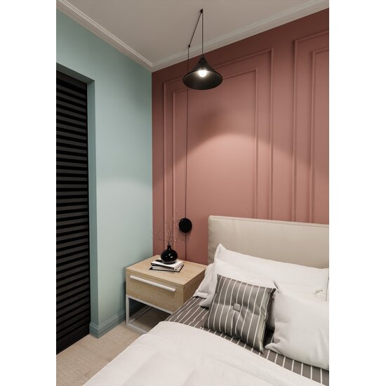 Emibig Emibig ABRAMO 1 BLACK - Scandinavian pendant lamp for any space