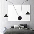 Emibig Emibig ABRAMO 2 BLACK - Lámpara colgante escandinava para un estilo moderno
