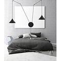 Emibig Emibig ABRAMO 2 BLACK - Skandinavische Pendelleuchte für einen modernen Look