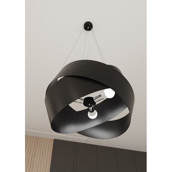 Emibig Emibig VIENO BLACK - Lámpara colgante minimalista para cualquier espacio