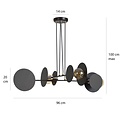 Emibig Emibig IDEA 4 BLACK - Moderne hanglamp voor sfeervolle verlichting