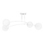 Emibig Emibig PREGOS 4 WHITE - Modern ceiling lamp for stylish lighting