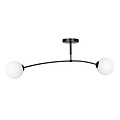 Emibig Emibig PREGOS 2 BLACK - Lampe de plafond moderne pour un éclairage élégant