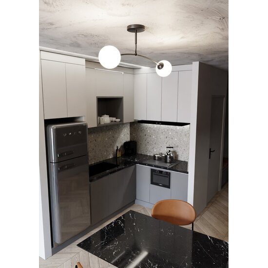 Emibig Emibig PREGOS 2 BLACK - Moderne Deckenlampe für stilvolle Beleuchtung