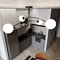 Emibig Emibig PREGOS 4 BLACK - Moderne Deckenlampe für jeden Raum