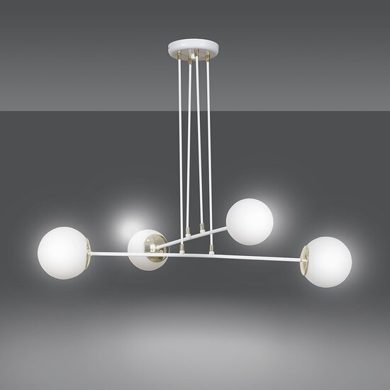 Emibig Emibig OGNIS 4 WHITE - Lámpara colgante elegante para cualquier espacio