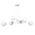 Emibig Emibig OGNIS 6 WHITE - Elegant pendant lamp for a glamorous atmosphere