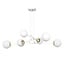 Emibig Emibig OGNIS 6 WHITE - Elegant pendant lamp for a glamorous atmosphere