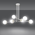 Emibig Emibig OGNIS 6 WHITE - Lámpara colgante elegante para una atmósfera glamorosa