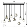 Emibig Emibig COSMO 9 BL MIX2 - Moderne Pendelleuchte für stilvolle Beleuchtung