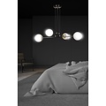 Emibig Emibig OGNIS 4 BLACK - Lampe suspendue élégante pour une touche glamour