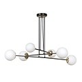 Emibig Emibig OGNIS 6 BLACK - Elegant pendant lamp for a glamorous atmosphere