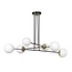 Emibig Emibig OGNIS 6 BLACK - Elegant pendant lamp for a glamorous atmosphere