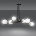 Emibig Emibig OGNIS 6 BLACK - Lámpara colgante elegante para una atmósfera glamorosa