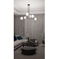 Emibig Emibig OGNIS 6 BLACK - Elegante Pendelleuchte für eine glamouröse Atmosphäre