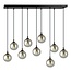 Emibig Emibig COSMO 9 BL GRAFIT - Moderne Pendelleuchte für stilvolle Beleuchtung