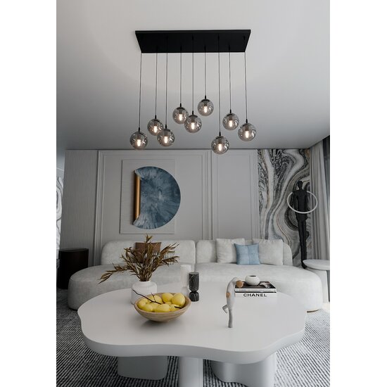 Emibig Emibig COSMO 9 BL GRAFIT - Moderne Pendelleuchte für stilvolle Beleuchtung