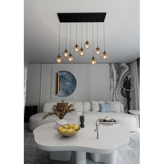 Emibig Emibig COSMO 9 BL MIODOWY - Moderne Pendelleuchte für stilvolle Beleuchtung