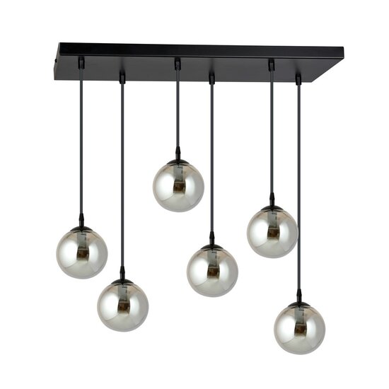 Emibig Emibig COSMO 6 BL GRAFIT - Lámpara colgante moderna para iluminación elegante