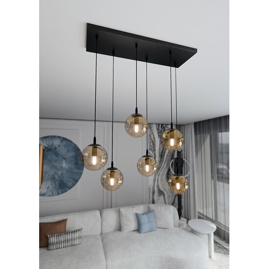 Emibig Emibig COSMO 6 BL MIODOWY - Lampe suspendue moderne pour un éclairage élégant