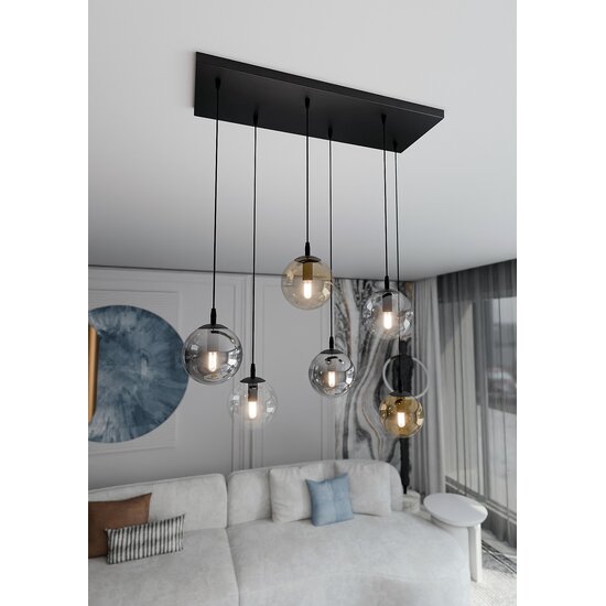 Emibig Emibig COSMO 6 BL MIX1 - Lámpara colgante moderna para una iluminación elegante