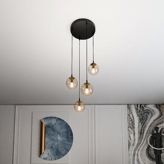 Emibig Emibig COSMO 4 BL PREMIUM MIODOWY - Modern pendant lamp for stylish lighting