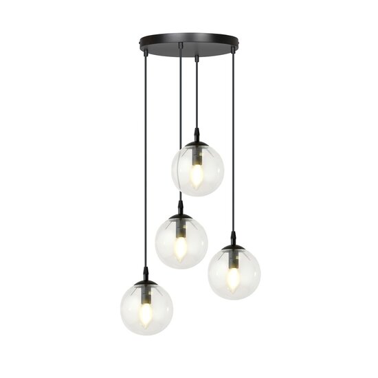Emibig Emibig COSMO 4 BL PREMIUM TRANSPARENT - Lámpara colgante moderna para cualquier espacio