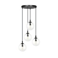 Emibig Emibig COSMO 4 BL PREMIUM TRANSPARENT - Lampe suspendue moderne pour tous les espaces